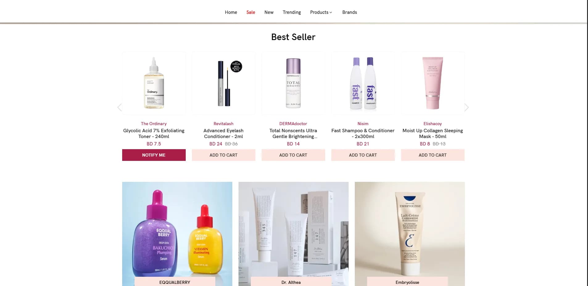 Belleza - E-commerce · Bahrain